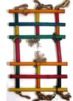 Bamboo Parrot Ladder for Birds by Planet Pleasures