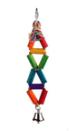 Bird Ladder Wood Toy 9.5" by Pampered Pup and Stuff