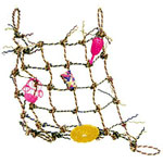 Bird Climbing Net with Bird Toys by King’s Cages