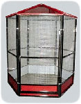 Indoor Bird Aviary Cage 6' Built to Order by Cheek's Custom Cages
