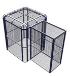 Walk-in Parrot Aviaries with Safety Catch - #CWI-8662, #CWI-4735SD by Centurion Aviaries