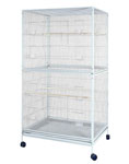 Small Bird Flight Cage 40" x 30" x 72" - 1/2 Bar Spacing #4030FL Dist. A & E Cages