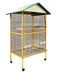 Bird Flight Cage 36" x 24" x 69" - 1/2" Bar Spacing BR-9 Mfg. Blue Ribbon