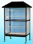 Bird Flight Cage 39" x 24" x 70" - 3/8" Bar Spacing Mfg