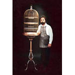 Brass Bird Cage 21 dia. x 77 tall Item #5F Mfg James J Durant $3600