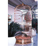 Brass Bird Cage 63” dia. x 143” tall Item #54 Mfg James J Durant $30000