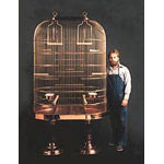 #2 Custom Copper Bird Cages Mfg James J Durant