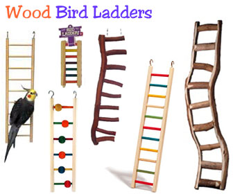 Wooden Bird Ladders