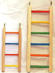 Wooden Parakeet Ladders at the The Bird Brain