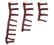 Hanging Wood Bird Ladders by Mountain Manzanita