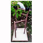 Guava Wood Playstand for Birds by Guavawood 4 Perches