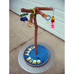 Custom Bird Play Stands - Tropical Parrotdise