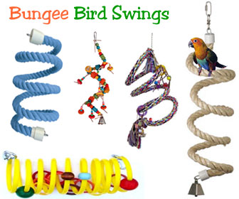 Bird Rope Perches Comfy Perch Parrot Toys for Rope Bungee Bird Toy 