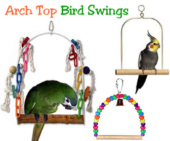 FeatherSmart Parrot Bird Rope Swing 