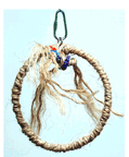 Sisal Ring Bird Swing by Fun Max