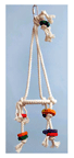 Cotton Pyramid Parrot Swings by Zoo Max Fun Max