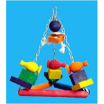 3622 Medium Rope Pyramid Swing Bird Toy 