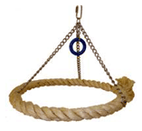 Merry Go Round Sisal Rope Bird Swings