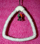 Cotton Rope Triangle Bird Swings by Beakapoo