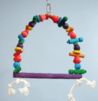 Fun Max Block Perch Parrot Swing by Zoo Max