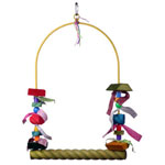 Steel Arch Bird Swing