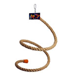 Bungee Bird Toy - Hemp Swing for Parrots