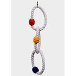 Triple Block Rings - Rope Swing for Birds