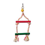 Junglewood 2-Step Rope Ladder Bird Swing