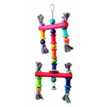 Juggler Parrot Toy Swing by Happy Pet