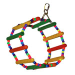 Ladder Wheel Bird Swing #27 by Happy Bird Toys