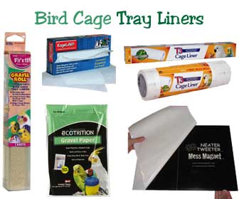 TEHAUX 100pcs Bird Cage Liners Papers Disposable Parrot Bird Cage Cushion Pad Mat Bird Cage Supplies Accessories 