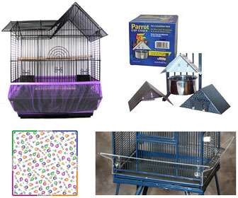 bird cage mess catcher