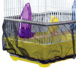 Perch Factory  Bird Cage Cleaner, Seed Guard, Poop Catcher, Liners