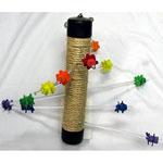 Clear Sisal Party Hanging Perches 24" Tall with Acrylic Perches at the Bird Brain