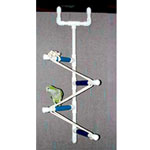 Single Over the Door Hanging Playstand by Ollie's Parrots Perch