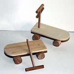 Wooden Bird Scooter at Parrot Island Bird Toys