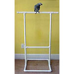 PVC Bird Training Stand by Bird Toys Etc