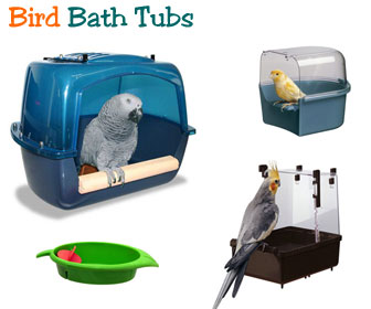 Hanging Bathing Tool,Bird Bathroom,Small Birds Birdcages Toy,Feeder Bathtub for Parrots/Budgies/Finch/Lovebird Supplies Dolity Clear Bird Bath Box 