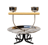 Tabletop Metal Bird Stand by King's Cages TT-70