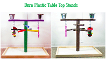 Dura Table Top Perches for Parrots by Advanced Avian Designs