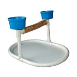 PVC Tabletop Parrot Bird Stand from FeatherSmart