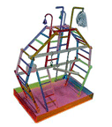 Luna Park Acrylic Playground for Birds