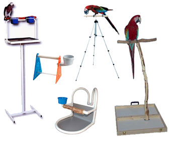 Perch Factory  Portable Bird Perch Stands for Traveling