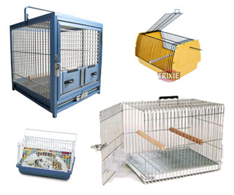 NEW 24" Open Top & Side Travel Carrier Foldable Bird Parrot Cage 24"x17"x20"H 