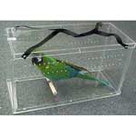 Plexiglass Bird Cage Carrier - Macaw Acrylic Bird Carrier by Pennzoni Display