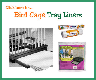 Perch Factory  Bird Cage Cleaner, Seed Guard, Poop Catcher, Liners