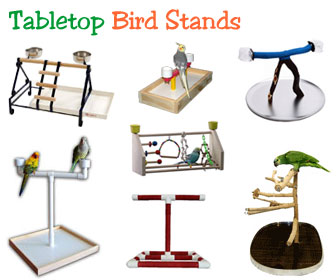 Table Top Bird Perch